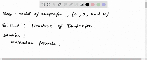 the-following-model-is-a-representation-of-ibuprofen-a-common-over-thecounter-pain-reliever-indicate-90209