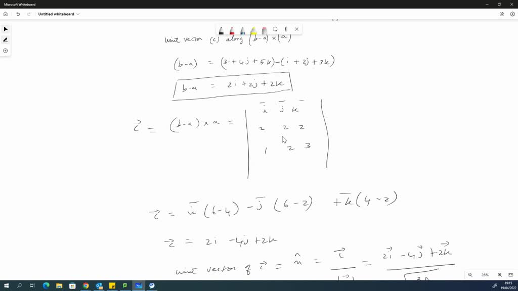 SOLVED: Consider The Two Vectors Vector A And B Where A =8i − 4j − 3k B ...