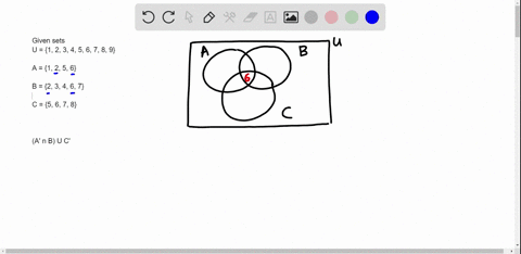 sets-a-b-and-c-are-subsets-of-the-universal-set-u-these-sets-are-defined-as-follows-u1234567-8-9-a1256-b23467-c567-8-find-a-n-b-u-c-write-your-answer-in-roster-form-or-as-a-0-b-u-c-35257