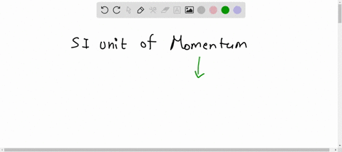 what-is-si-unit-of-momentum