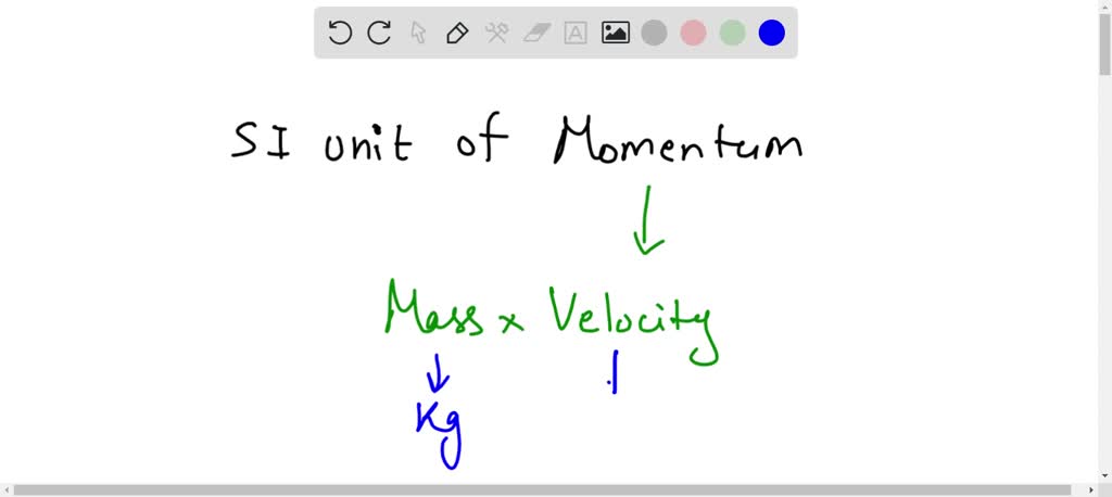 SOLVED: What is SI unit of Momentum