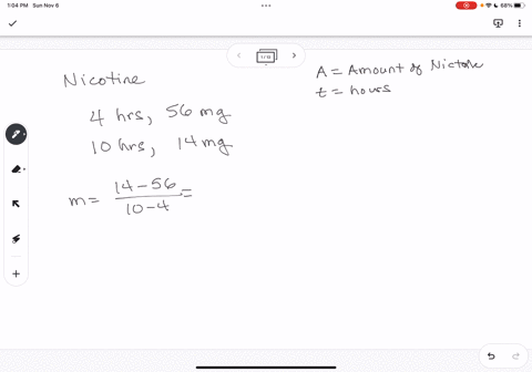 nicotine-leaves-the-body-at-a-constant-rate-at-a-time-of-4-hours-after-smoking-a-cigarette-56-mg-of-nicotine-remain-in-a-persons-body-6-hours-later-10-hours-after-smoking-the-cigarette-there-96927