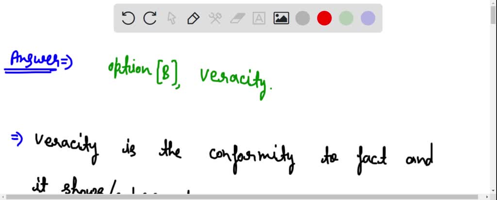 SOLVED: The accuracy, validity and consistency of data used and stored ...