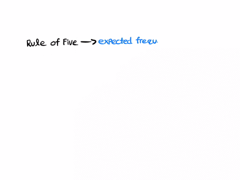 in-chi-square-tests-the-conventional-and-conservative-rule-known-as-the-rule-of-five-is-to-require-that-degrees-of-freedom-for-the-test-be-at-least-five-observed-frequency-for-each-cell-be-a-24002