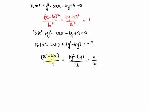 find-the-center-the-vertices-and-the-foci-of-the-ellipse-then-draw-the-graph-16x2-y2-32x-6y-9-0-the-center-is-type-an-ordered-pair-87305