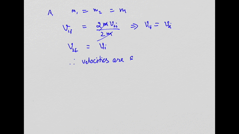 3if-one-object-is-at-rest-and-the-other-moves-toward-it-how-is-the-momentum-transferred-a-both-objects-have-the-same-mass-what-happens-to-their-velocities-after-the-collision-b-the-moving-object-is-mu