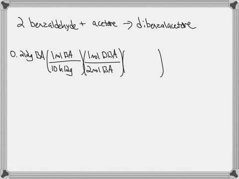 i-need-help-for-calculating-percent-yield-of-my-aldol-condensation-lab-to-synthesize-dibenzalacetone-from-benzaldehyde-and-acetone-we-started-with-0212-g-benzaldehyde-and-0058-g-of-acetone-a-26048
