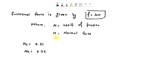 assume-a-flat-surface-where-the-coefficient-of-static-friction-is-071-and-the-coefficient-of-kinetic-friction-is-039-what-horizontal-force-is-needed-to-start-the-motion-of-a-56-newton-block-50107