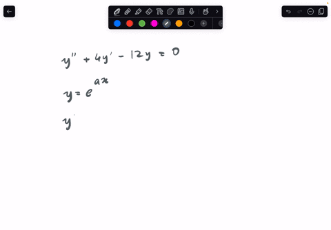find-all-values-of-a-such-that-yea-x-is-a-solution-of-yprime-prime4-yprime-12-y0-62647