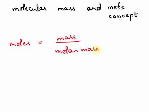 molecular-mass-and-mole-concept-90795