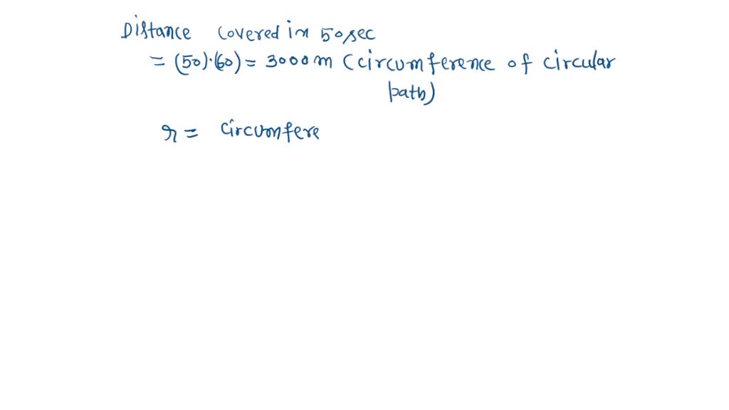 A race car moving with a constant speed of 60 m/s completes one lap