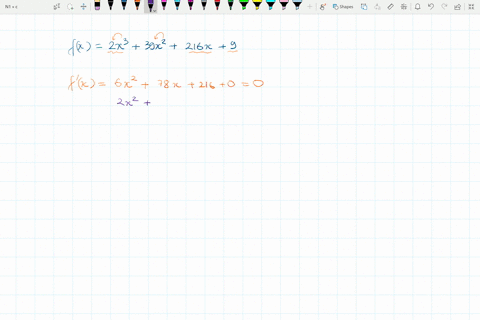 find-all-the-values-of-x-where-the-tangent-line-is-horizontal-fx-2x3-39x-216x-9-simplify-your-answer-use-a-comma-to-separate-answers-as-needed-80234