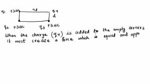 in-the-rectangle-in-the-drawing-a-charge-is-to-be-placed-at-the-empty-corner-to-make-the-net-force-on-the-charge-at-corner-a-point-along-the-vertical-direction-what-charge-magnitude-and-alge-97882