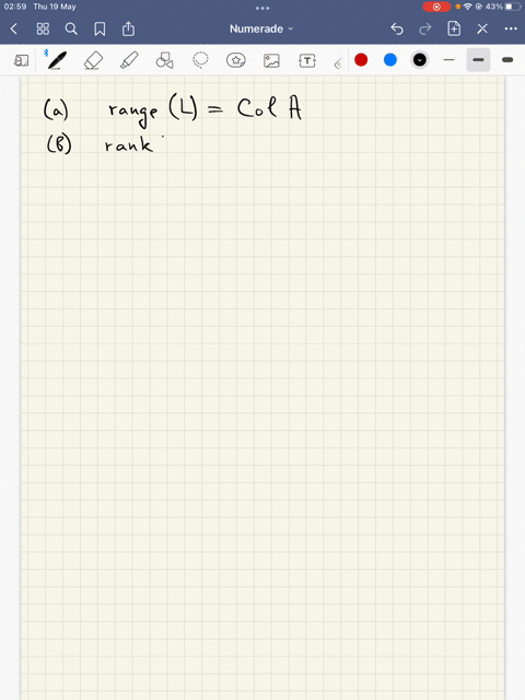 let-l-r3-r2-be-a-linear-transformation-where-lxyz-x-yy-2_-find-a-a-basis-for-the-range-of-l-6-the-rank-ofl-basis-for-the-kernel-of-l-the-nullity-ofl_-20304