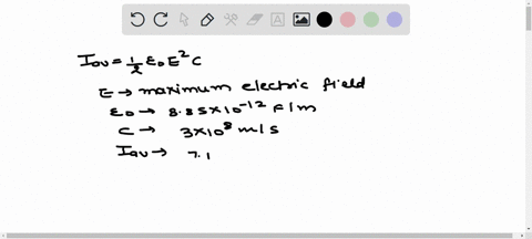 what-is-the-maximum-value-of-the-electric-field-in-an-electromagnetic-wave-whose-average-intensity-is-710-wm2-answer-should-be-in-vm-17839