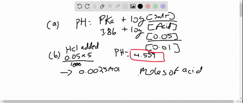 example-2-a-buffer-contains-001-moles-of-lactic-acid-pka-386-and-005-moles-of-sodium-lactate-per-liter-a-calculate-ph-b-calculate-change-in-ph-after-addition-of-5-ml-of-05-m-hci-to-the-liter-87066