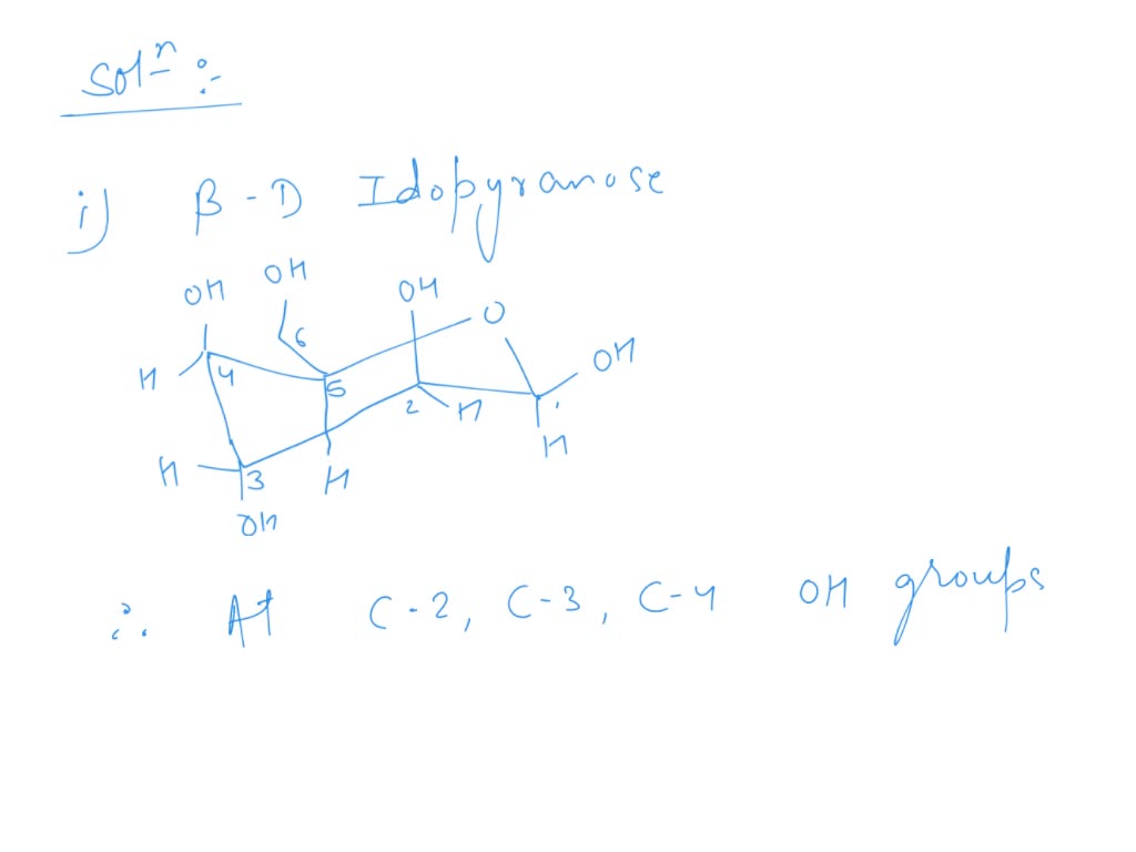 SOLVED: 'Which OH Groups Are In The Axial Position In Each Of The ...