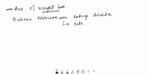 which-of-the-following-is-not-a-usual-symptom-of-bulimia-nervosa-select-one-askin-bruising-bdentalgum-problems-cmuscle-cramps-ddepression-eweight-loss-08092