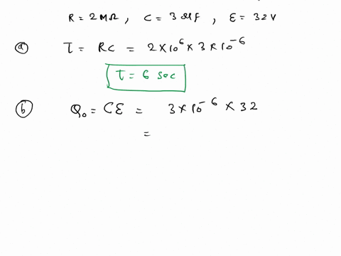 consider-series-rc-circuit-as-in-the-figure-below-for-which-r-200-mn-c-300-uf-and-320-v-find-the-time-constant-of-the-circuit-what-is-the-maximum-charge-on-the-capacitor-after-the-switch-is-01513