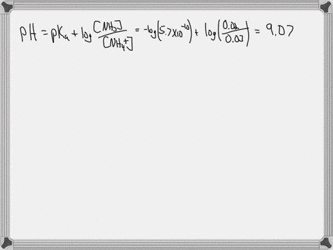 calculate-the-ph-of-a-buffer-that-is-0020-m-in-nh3-and-0030-m-in-nh4cl-what-is-the-ph-after-adding-100-ml-of-001-m-naoh-to-010-l-of-this-buffer-ka-for-nh4-if-570-x-10-10-74057