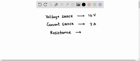 draw-a-circuit-that-contains-a-5-resistance-a-10-v-independent-voltage-source-and-a-2-a-independent-current-source-connect-all-three-elements-in-series-because-the-polarity-of-the-voltage-so-28246