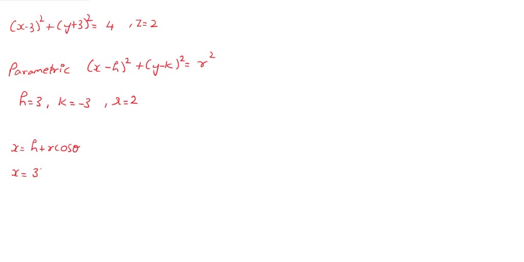 SOLVED: Find a vector function, r(t), that represents the curve of ...