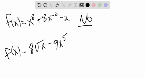 for-each-function-determine-whether-it-is-a-polynomial-function-function-is-the-function-a-polynomial-yes-no-hx2x7-a-hx2x7-gx9x3-b-gx9x3-fx3x9x4-c-fx3x9x4-uxx823x7-d-uxx823x7