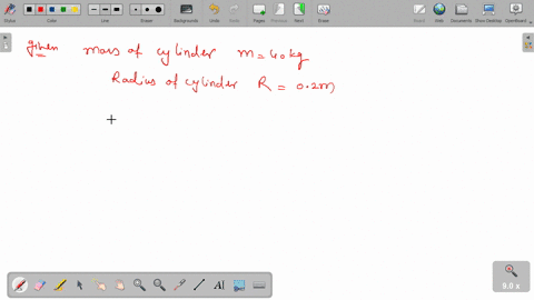 2-a-40-kg-cylinder-pulley-with-a-radius-of-02-m-rotates-at-a-constant-angular-speed-of-4-rads-what-is-the-rotational-kinetic-energy-of-the-pulley-the-moment-of-inertia-for-cylinder-is-given-48097
