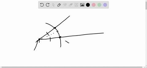 please-help-what-is-the-first-step-when-constructing-an-angle-bisector-using-only-a-compass-and-a-straightedge-a-place-the-compass-needle-on-one-of-the-legs-of-the-angle-and-draw-an-arc-inte-90062