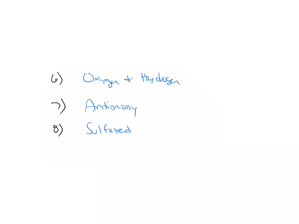 SOLVED Question 6 (2 points) Listen The two gases produced by a