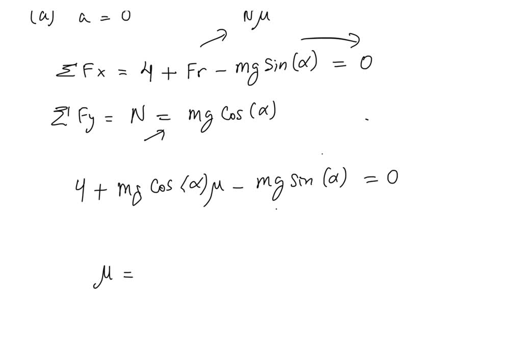 A particle p of mass 0.5 kg is 2025 on a rough plane inclined at an angle