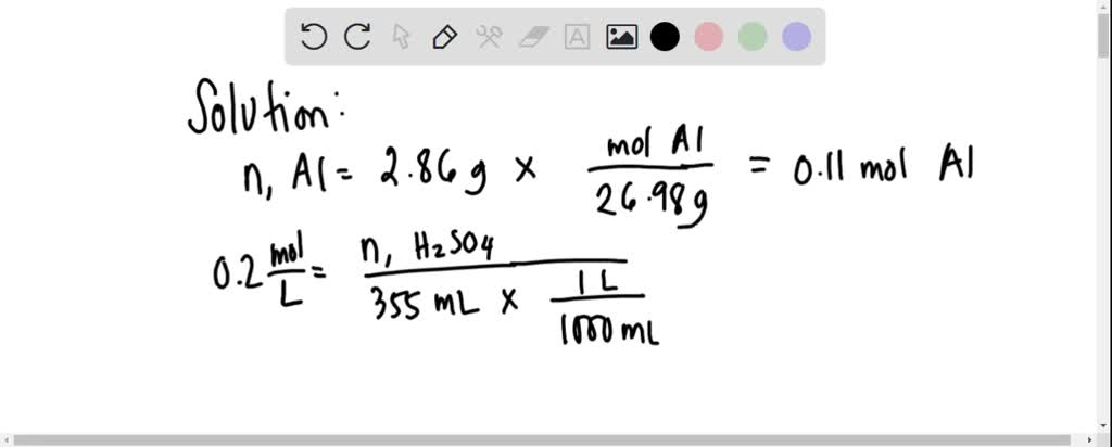 SOLVED: Determine the mass of aluminum (Al) produced in the reaction if ...