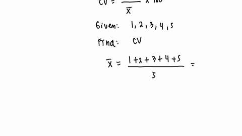 what-is-the-coefficient-of-variation-with-the-following-numbers-12345