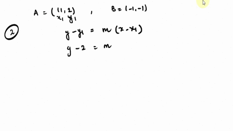 q5-the-point-a-has-coordinates-11-2-and-the-point-b-has-coordinates-_11-a-find-the-gradient-of-ab-2-hence-or-otherwise-show-that-the-line-ab-has-equation-x-4y-3-2-b-the-line-with-equation-3x-83682