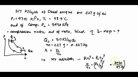 otto-and-diesel-cycle-there-are-supplied-317-kjcycle-of-diesel-engine-operating-on-227g-of-air-p-1-9791-kpa-t-1-489c-at-the-end-of-compression-p-2-3930kpa-assume-that-air-and-the-product-wit-94174