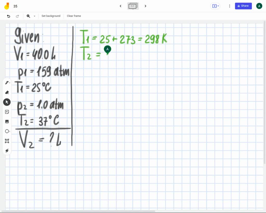 O2 Tank Equation SOLVED: A tank of oxygen has a volume of 40.0 L and is held at a ...