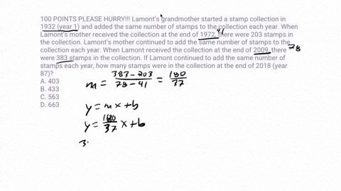 100-points-please-hurry-lamonts-grandmother-started-a-stamp-collection-in-1932-year-1-and-added-the-same-number-of-stamps-to-the-collection-each-year-when-lamonts-mother-received-the-collect-55881