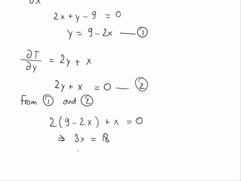 find-the-absolute-maxima-and-minima-of-the-function-on-the-given-domain-txy-x2-xy-y2-_-9x-on-the-rectangular-plate-0sx7-4sys0-the-absolute-maximum-occurs-at-type-an-ordered-pair-the-absolute-07913