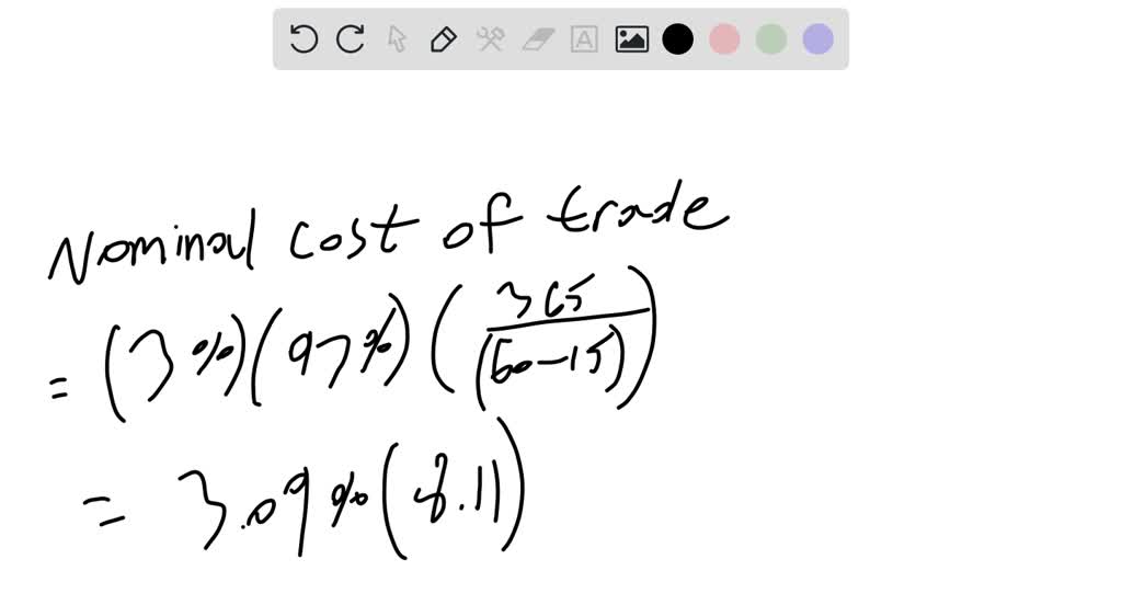 SOLVED A business buys on terms of (1)/(15), net 30. It does not take