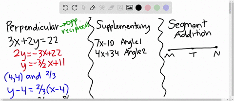 1-perpendicular-line-to-3x-2y-22-and-passes-through-4-4-solve-angles-and-segments-1-two-angle-are-supplementary-angle-1-is-7x-10-and-angle-2-is-4x-34-what-would-the-measure-of-x-angle-1-and-86132