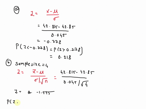 the-weight-of-an-energy-bar-is-approximately-normally-distributed-with-mean-of-4285-grams-with-standard-deviation-of-045-gram-complete-parts-a-through-e-below-what-is-the-probability-that-an-61458