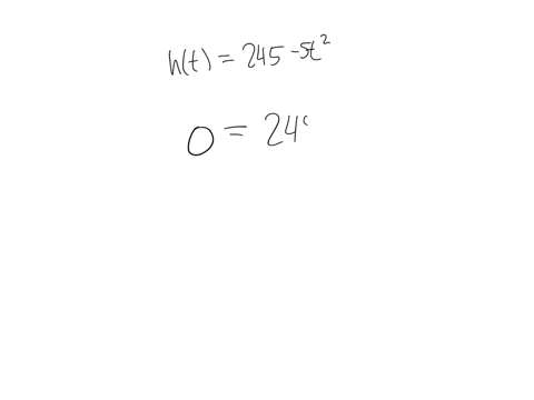 an-object-is-falling-towards-the-ground-according-to-the-equationht-245-5ttwhere-t-is-measured-in-seconds-and-ht-is-measured-in-metersthe-object-reaches-the-ground-at