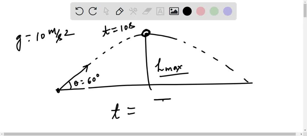 SOLVED: . A soccer ball is projected at an angle of 60° from the ground ...