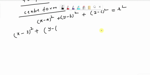 write-the-equation-of-a-sphere-with-center-3-2-7-and-radius-5-11105