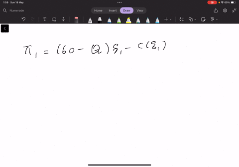 2-suppose-there-are-two-firms-in-a-market-where-the-inverse-market-demand-of-a-product-is-given-by-p60-q-mathbfqmathbfq_1mathbfq_2-the-costs-of-each-firm-are-cleftq_iright10-q_i25-firm-1-is-the-quanti