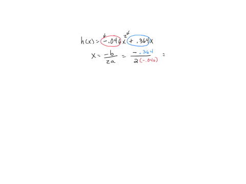 a-long-jumper-leaves-the-ground-at-an-angle-of-20-degrees-above-the-horizontal-at-a-speed-of-11-msec-the-height-of-the-jumper-can-be-modeled-by-hx-0046x2-0364x-where-h-is-the-jumpers-height-53971
