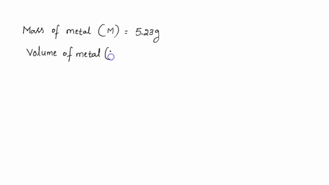 a-523-g-sample-of-a-metal-occupies-027-ml-identify-the-density-of-the-metal-27618