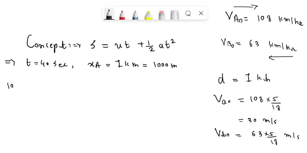 SOLVED: 'Q1) Two Automobiles A And B Are Approaching Each Other In ...