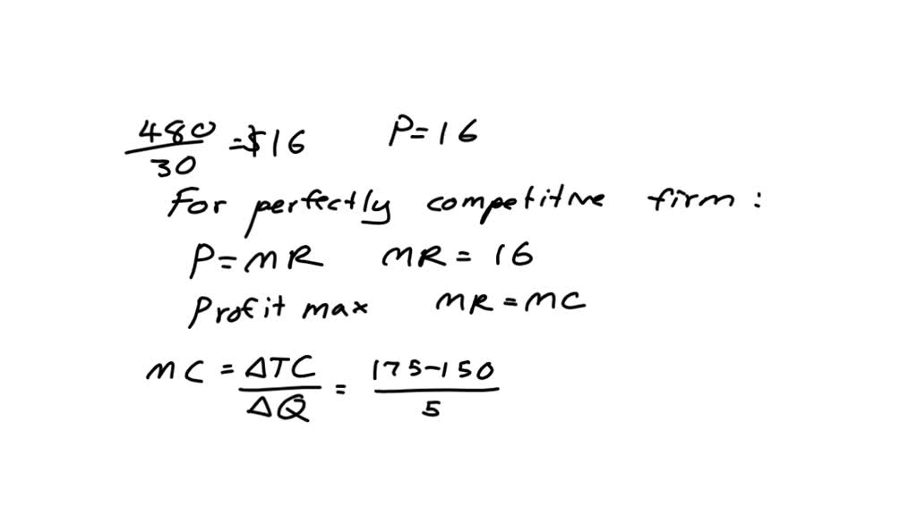 SOLVED: Texts: 11.5 Determine the average total cost and marginal cost