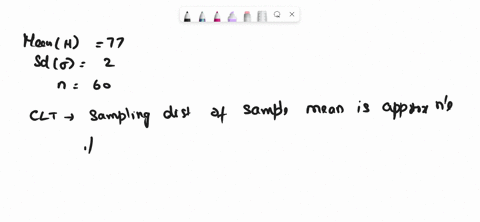 a-simple-random-sample-of-size-n60-is-obtained-from-a-population-that-is-skewed-left-with-77-and-a2does-normally-distributed-why-what-is-the-sampling-distribution-of-x-does-the-population-ne-63953